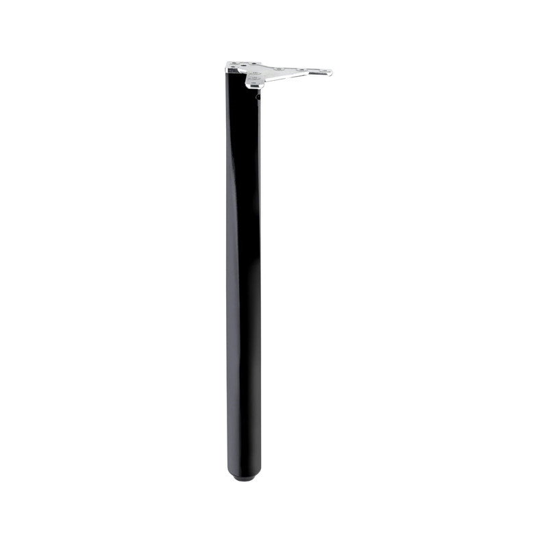 27-3/4" (705 mm) Adjustable Quadratonda Design Table Leg Black